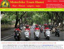 Tablet Screenshot of motorbiketourshanoi.com